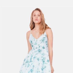 Urban Outfitters Silence + Noise Floral Spaghetti Strap Dress
